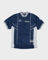 Vintage 90's Umbro Patterned Football Training Shirt - M