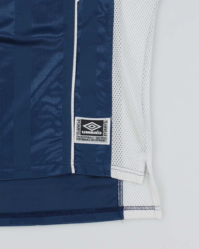 Vintage 90's Umbro Patterned Football Training Shirt - M