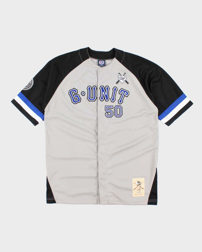 Vintage Y2K G-Unit Oversized Embroidered Baseball Jersey - L