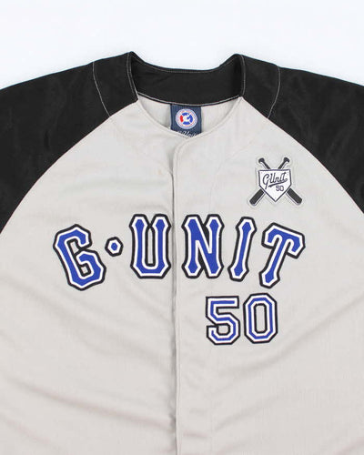 Vintage Y2K G-Unit Oversized Embroidered Baseball Jersey - L