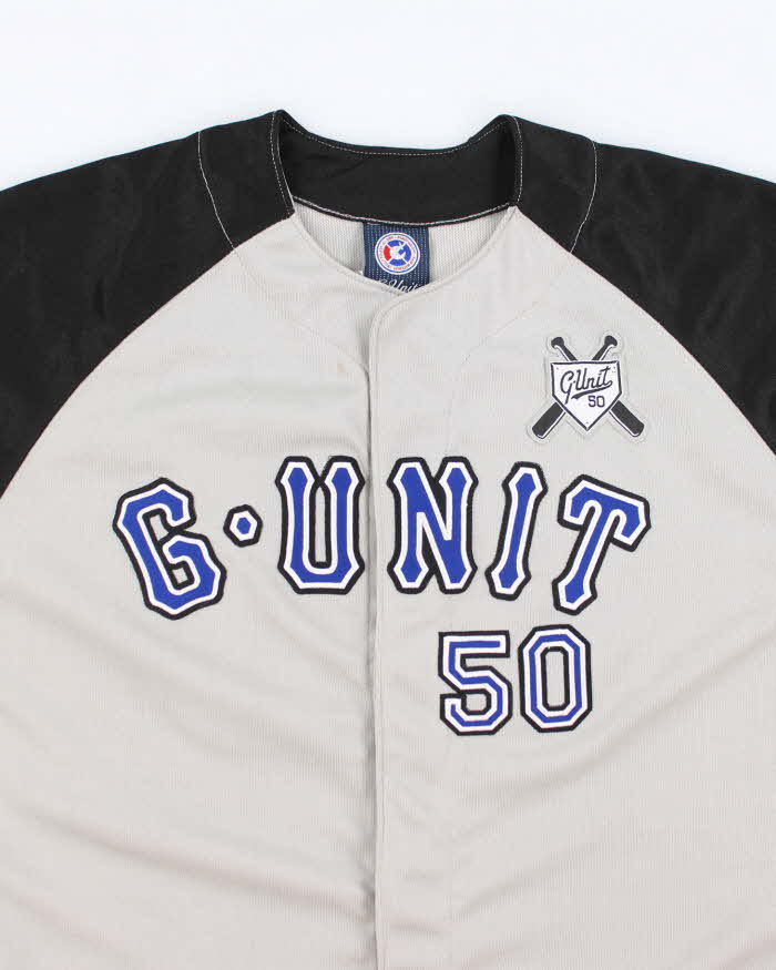 Vintage Y2K G-Unit Oversized Embroidered Baseball Jersey - L