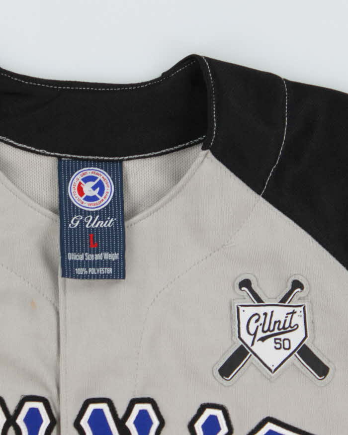 Vintage Y2K G-Unit Oversized Embroidered Baseball Jersey - L