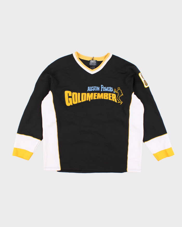 Vintage 2000's Austin Powers Goldmember Embroidered Sports Jersey - L
