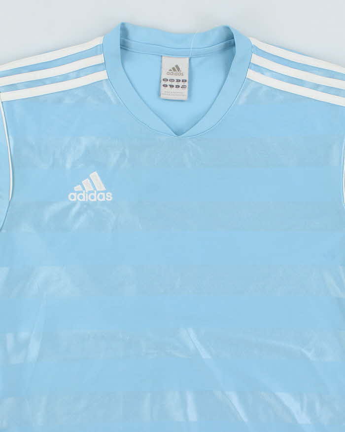 Vintage 2000's Adidas Lightweight Striped Training Shirt - M