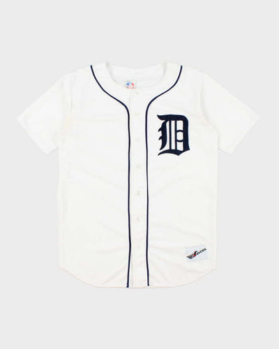 Vintage 90's Boston MLB Embroidered Patch Baseball Jersey - XL