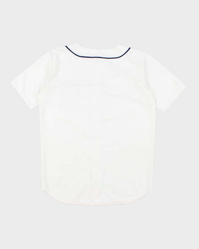Vintage 90's Boston MLB Embroidered Patch Baseball Jersey - XL