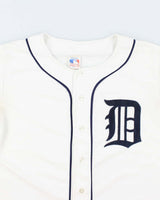 Vintage 90's Boston MLB Embroidered Patch Baseball Jersey - XL