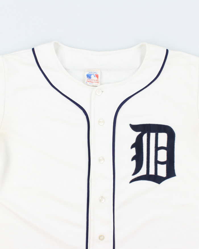Vintage 90's Boston MLB Embroidered Patch Baseball Jersey - XL