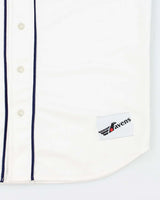 Vintage 90's Boston MLB Embroidered Patch Baseball Jersey - XL