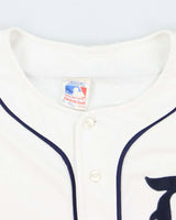 Vintage 90's Boston MLB Embroidered Patch Baseball Jersey - XL