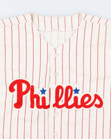 Vintage Philadelphia Phillies Oversized Striped Baseball Jersey - L