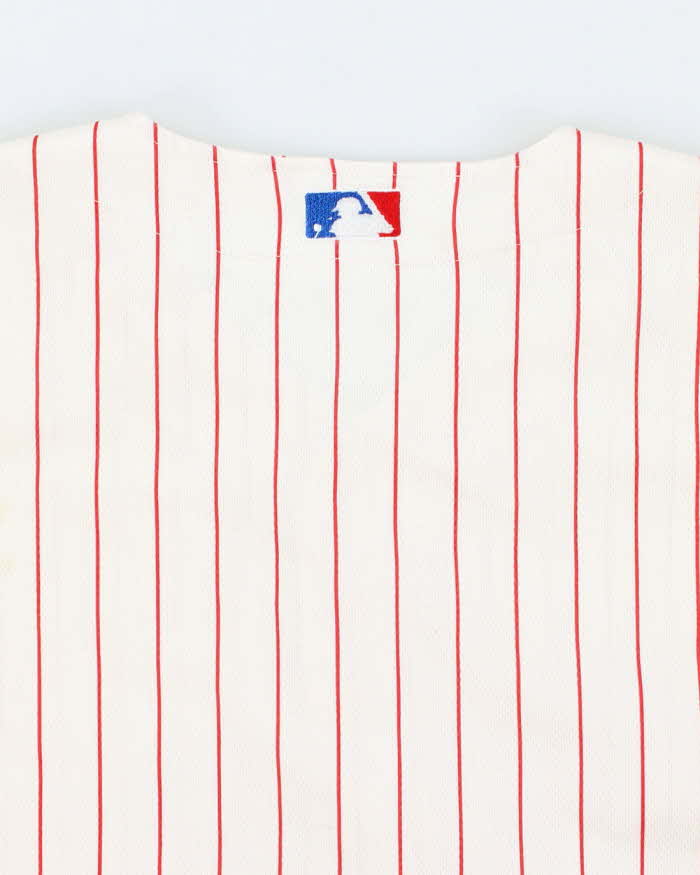 Vintage Philadelphia Phillies Oversized Striped Baseball Jersey - L
