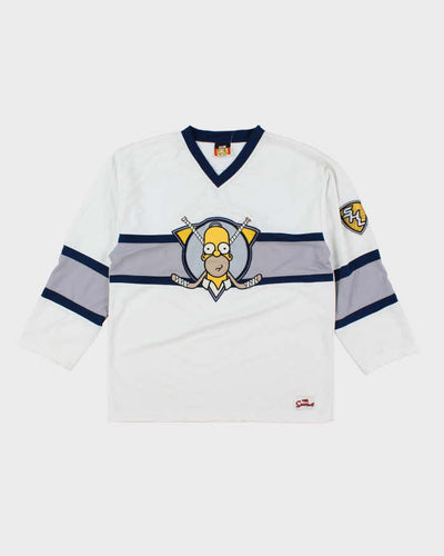 Vintage 2000's The Simpsons Homer Hockey Jersey - XL