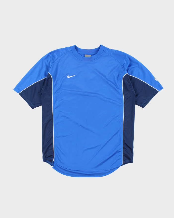 Vintage Nike Small Swoosh Lightweight Football Training Jersey - L
