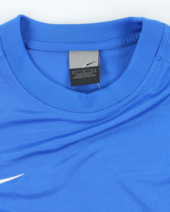 Vintage Nike Small Swoosh Lightweight Football Training Jersey - L