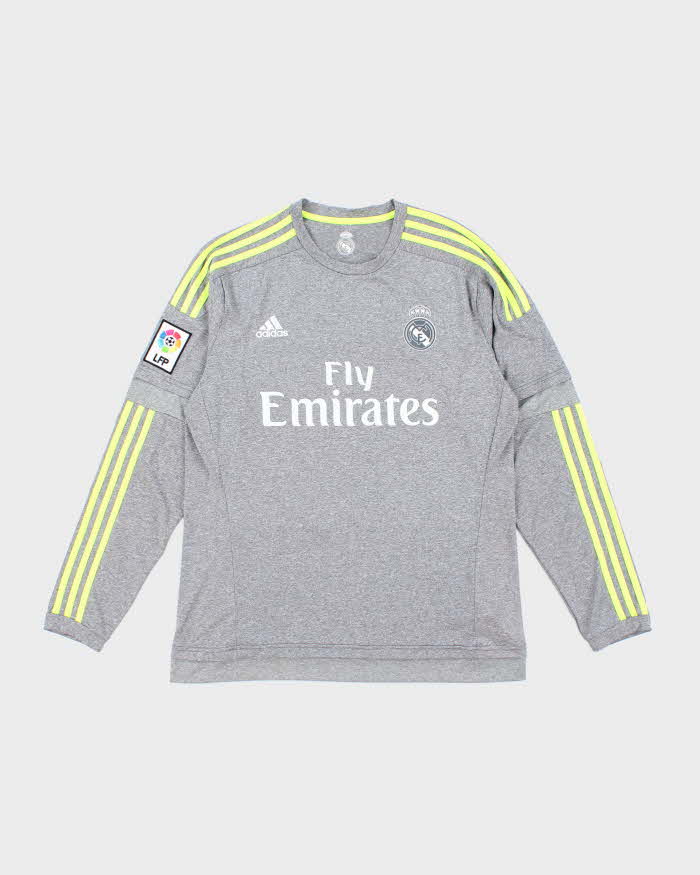 Vintage Adidas Real Madrid Goalkeeper Long Sleeve Jersey - L