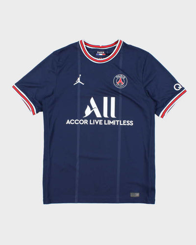 Jordan Paris Saint German Home French Football Shirt - M