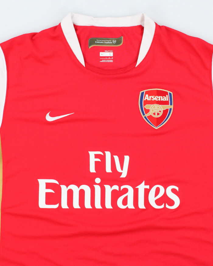 Vintage Nike Arsenal FC 2006/07 Home Football Shirt - L