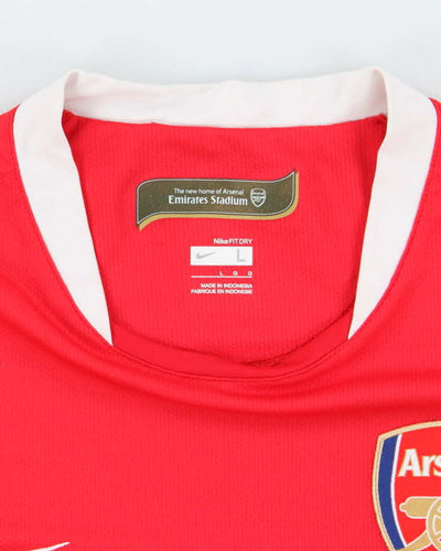 Vintage Nike Arsenal FC 2006/07 Home Football Shirt - L