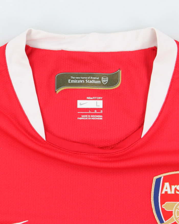 Vintage Nike Arsenal FC 2006/07 Home Football Shirt - L