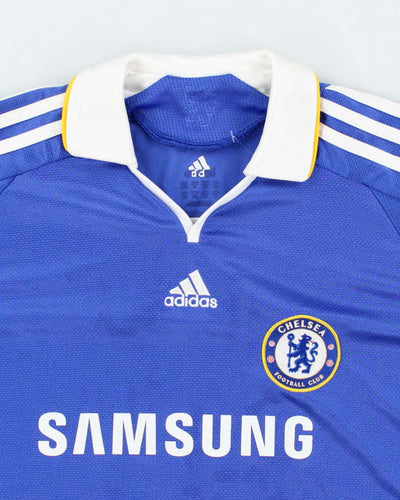 Vintage Adidas Chelsea FC 2008/09 Home Football Long Sleeve Shirt - XS