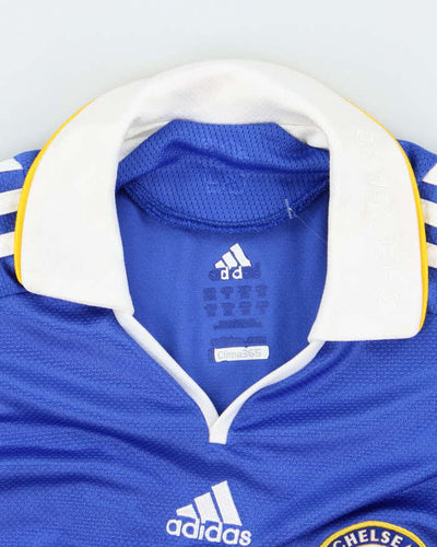 Vintage Adidas Chelsea FC 2008/09 Home Football Long Sleeve Shirt - XS