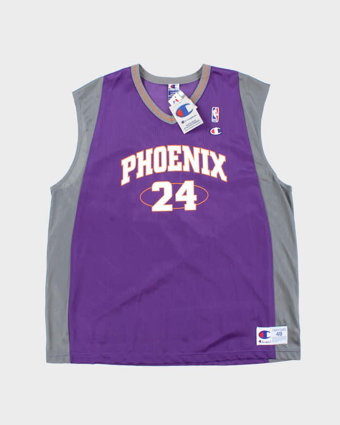 Vintage DSWT Champion Signed Phoenix Suns No.24 NBA Basketball Jersey - XL