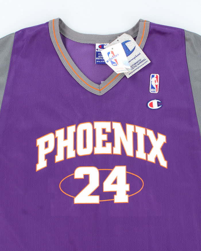 Vintage DSWT Champion Signed Phoenix Suns No.24 NBA Basketball Jersey - XL