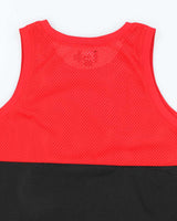 Vintage 2000's Stussy Two Tone Spell Out Graphic Basketball Jersey - M