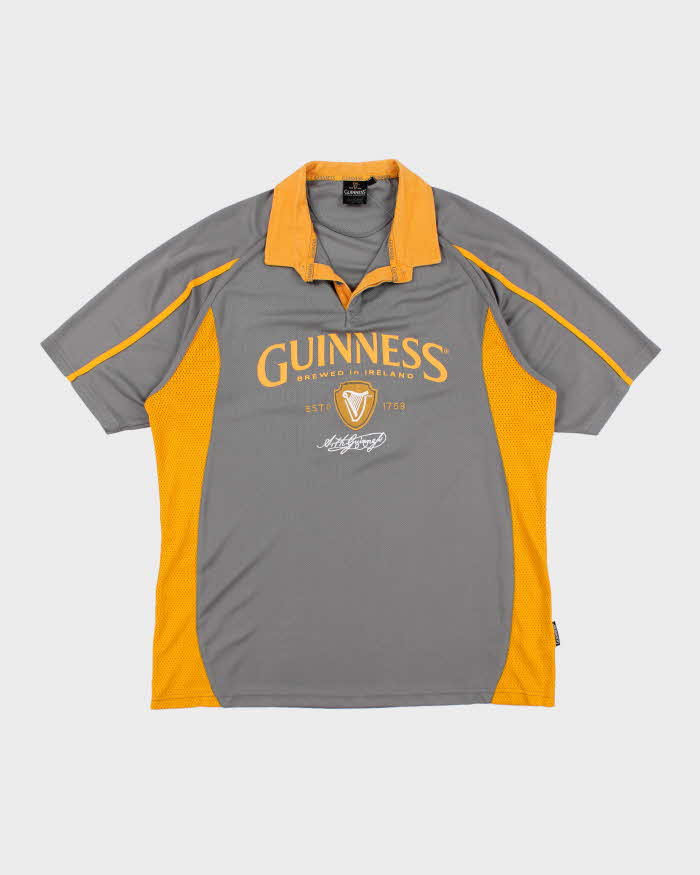 Vintage 2000's Guiness Embroidered Logo Oversized Rugby Jersey - XXL
