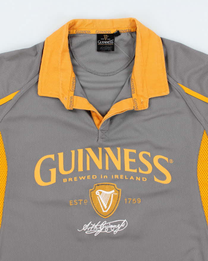 Vintage 2000's Guiness Embroidered Logo Oversized Rugby Jersey - XXL