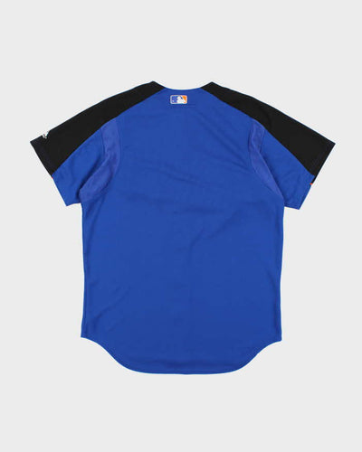 Vintage 2000's Majestic New York Mets Embroidered Baseball Jersey - M