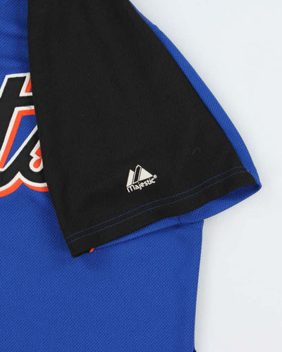 Vintage 2000's Majestic New York Mets Embroidered Baseball Jersey - M