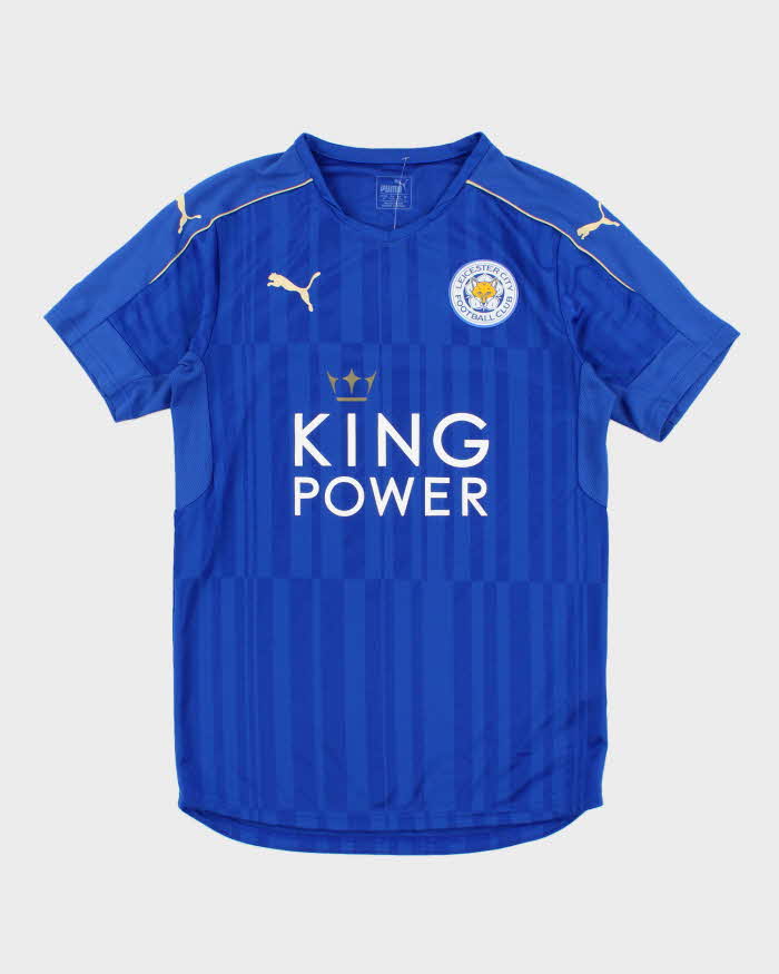 Puma Leicester City 2015/16 Home Football Shirt - S