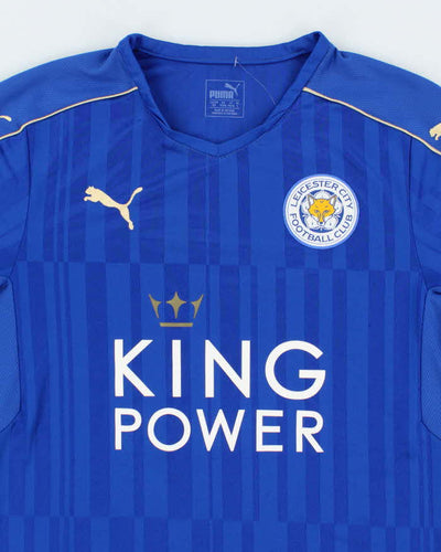 Puma Leicester City 2015/16 Home Football Shirt - S
