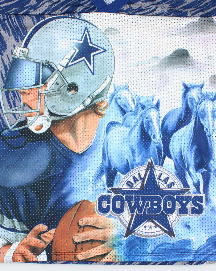 Vintage 90's CCM Dallas Cowboys NFL All Over Print Sports Jersey - XL