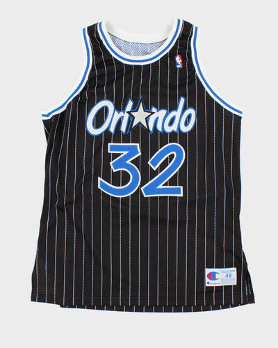 Vintage Champion Orlando Magic Striped NBA Sports Jersey - L