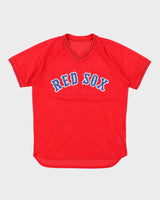Vintage 90's Boston Red Sox MLB Spell Out Baseball Jersey - L