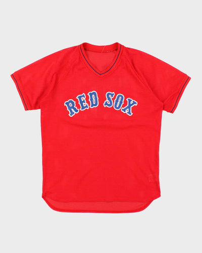 Vintage 90's Boston Red Sox MLB Spell Out Baseball Jersey - L