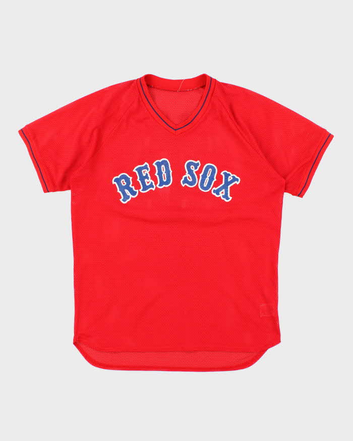 Vintage 90's Boston Red Sox MLB Spell Out Baseball Jersey - L