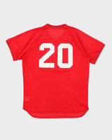 Vintage 90's Boston Red Sox MLB Spell Out Baseball Jersey - L