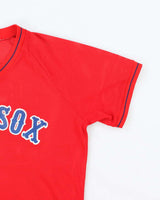 Vintage 90's Boston Red Sox MLB Spell Out Baseball Jersey - L