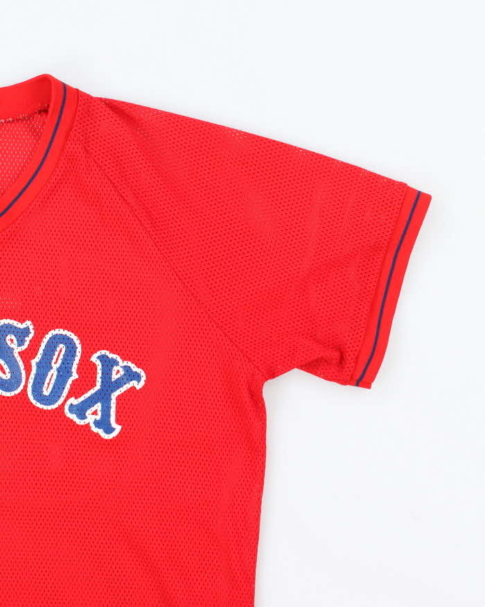 Vintage 90's Boston Red Sox MLB Spell Out Baseball Jersey - L