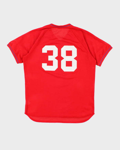 Vintage 90's Philadelphia Phillies Spell Out Baseball Top - L