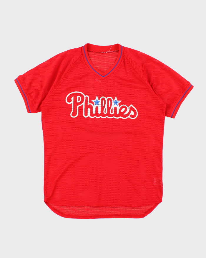 Vintage 90's Philadelphia Phillies Spell Out Baseball Jersey - M