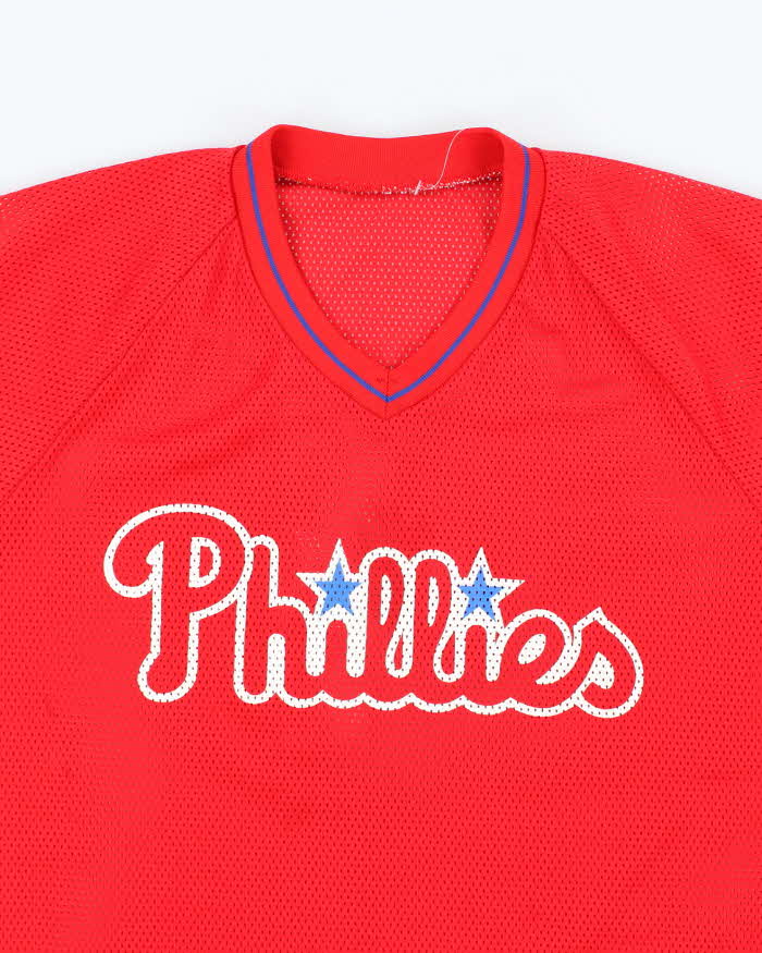 Vintage 90's Philadelphia Phillies Spell Out Baseball Jersey - M