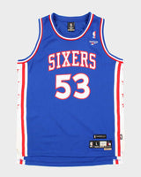 Vintage Reeboks Philadelphia 76ers Oversized NBA Basketball Jersey - L