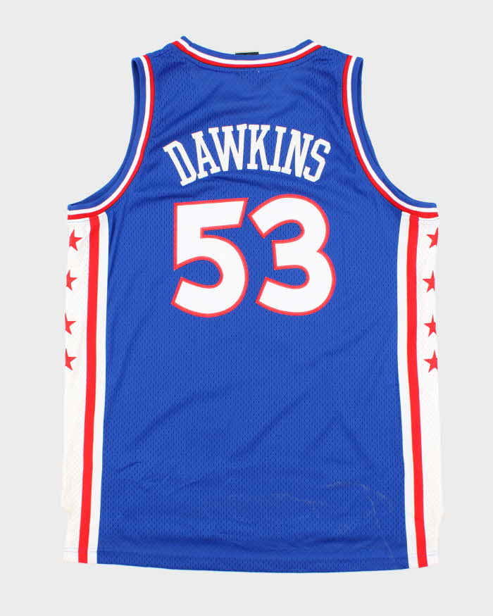Vintage Reeboks Philadelphia 76ers Oversized NBA Basketball Jersey - L