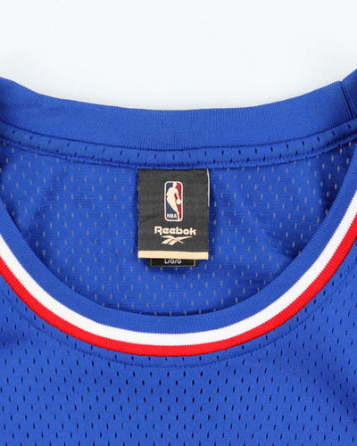 Vintage Reeboks Philadelphia 76ers Oversized NBA Basketball Jersey - L