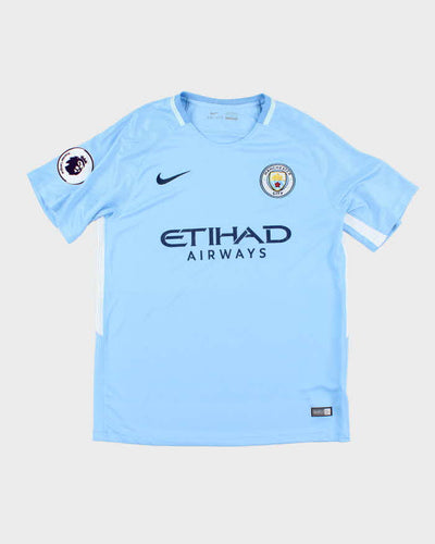 Nike Manchester City FC 2017/18 Home Football Shirt - XL